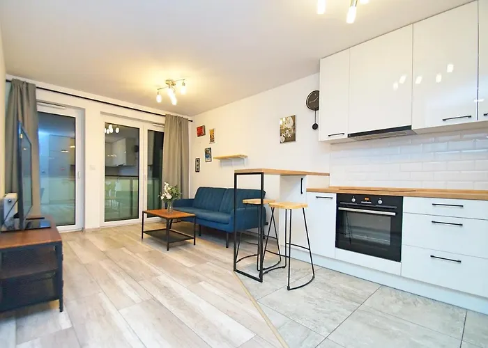 Katowice, 3 Stawy - Pulaskiego, Free Parking Apartment